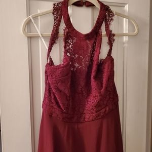 Lulus Dance All Evening red dress! size medium!